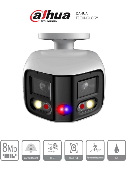 Telecamera Bullet IP 2x4 Megapixel 2,8mm TiOC Duo IR 25mt